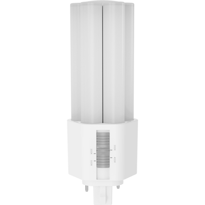 RAB 9W LED PLT Triple Tube GX24d Base CCT Selectable 2700K/3000K/3500K/4000K 120-277V Type B (PLT-9-O-8FA-BYP)
