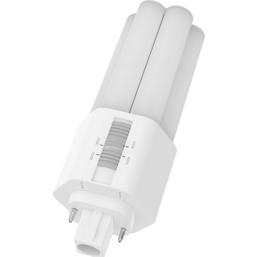 RAB 9W LED PLT Triple Tube GX24d Base CCT Selectable 2700K/3000K/3500K/4000K 120-277V Type B (PLT-9-O-8FA-BYP)
