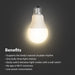 Feit Electric A19 Day And Night Circadian Plus Night Light LED Light Bulb (OM60NL2CCTCAHLTHLEDI)