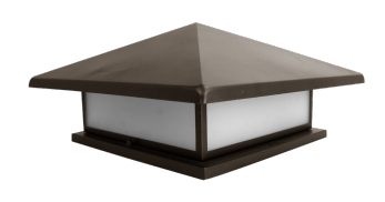 Westgate Manufacturing Medium Pier-Mount 9 Inch Base 6.5 Inch Height 15W 3000K/4000K/5000K Oil-Rubbed Bronze (PML-M-MCT-ORB)