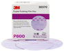 3M - 30370 Hookit Purple Finishing Film Abrasive Disc 260L 30370 3 Inch P800 (7100122788)