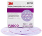 3M - 30766 Hookit Purple Finishing Film Abrasive Disc 260L 30766 6 Inch Dust Free P2000 (7100122799)