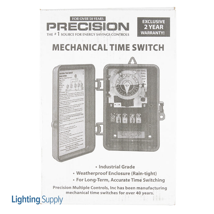 Precision Time Switch 24 Hour Dial With NEMA III Enclosure Standard (CD104)