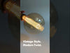 Big Bulb Acrylic Filament LED Bulb Video