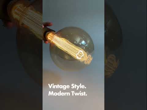Big Bulb Acrylic Filament LED Bulb Video