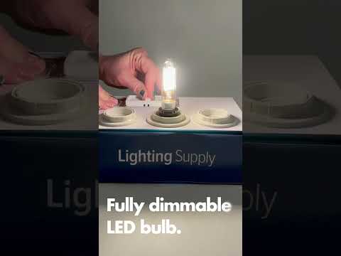 Bulbrite LED2T6/30K/FIL/4 2.5W LED T6 Filament Bulb Video