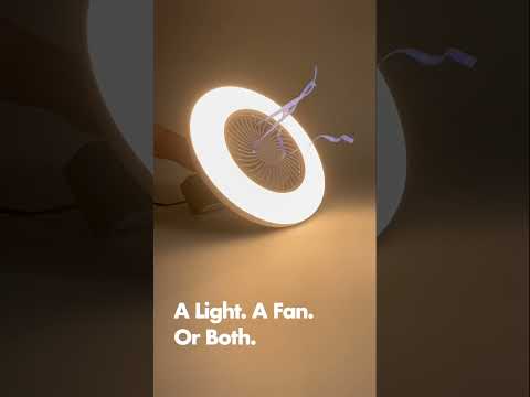 Feit Electric 45W Selectable White E26 Base 2-In-1 LED Light Bulb Plus Fan (FAN4000/2CCT/LED)