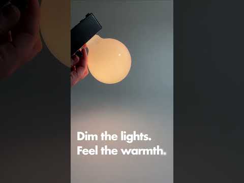 Bulbrite LED4G40/30K-18K/WMDM/FIL/M 4.5W LED G40 Filament Bulb E26 Base 3000K-1800K 350Lm 120V 90 CRI 320 Degree Beam Angle Dimmable Milky (776406) VIDEO