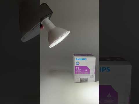 Philips 8.5PAR30L/COR/940/F25/D/P/ULW/T20 6/1FB 8.5W LED PAR30L E26 Base 900Lm 4000K 90 CRI 120V 25 Degree Beam Angle Clear (929003753404) VIDEO