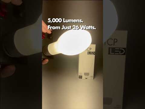 TCP LED High Lumen Filament Lamp ED23 4000K 5000Lm Non-Dimmable E26 Base Frost (FED23N15040E26FR) Video