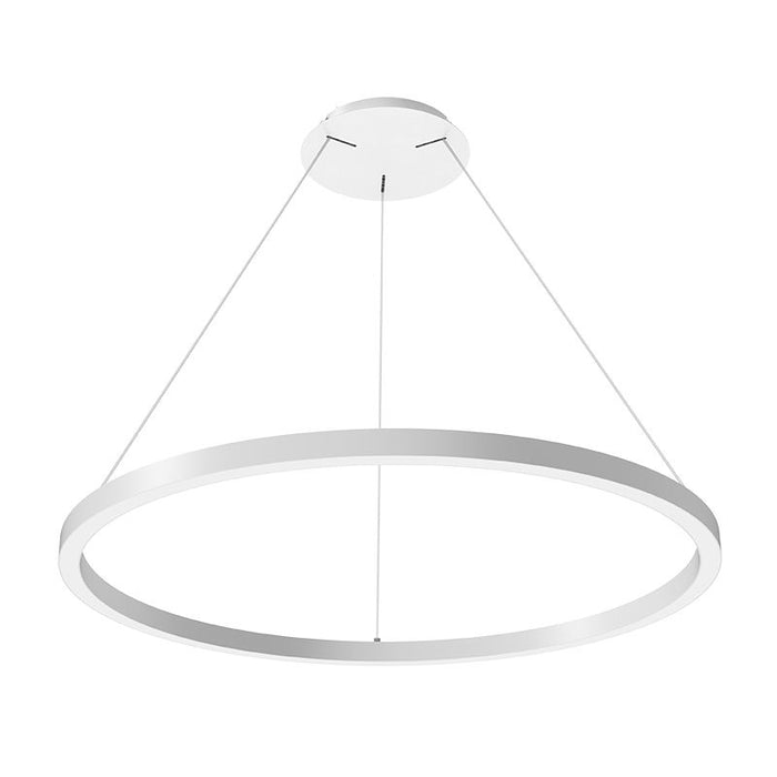 Westgate Manufacturing Round Chandelier 80W Up 80W Down Wattage/CCT Selectable 120W/160W 3000K/3500K/4000K 90 CRI 0-10V Dimming White (SRC-D48UD-MCTP)