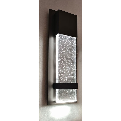Westgate Manufacturing 14 Inch Seeded Glass Outdoor Wall Light 12W CCT Selectable 3000K/4000K/5000K 120V (LRS-SG1-MCT-ORB)