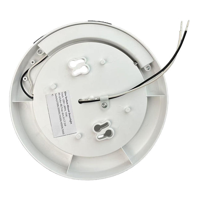 Westgate Manufacturing 7 Inch Ultra Economy Flush-Mount 15W 120V CCT Selectable 2700K/3000K/3500K/4000K/5000K Dimmable Wet Location (FMLT-R7-MCT5)