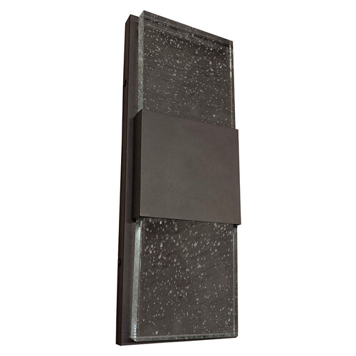 Westgate Manufacturing 18 Inch Seeded Glass Outdoor Wall Light 12W CCT Selectable 3000K/4000K/5000K 120V (LRS-SG2-MCT-ORB)