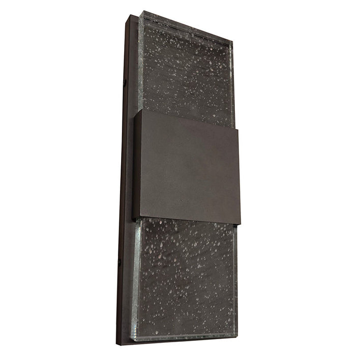 Westgate Manufacturing 18 Inch Seeded Glass Outdoor Wall Light 12W CCT Selectable 3000K/4000K/5000K 120V (LRS-SG2-MCT-ORB)