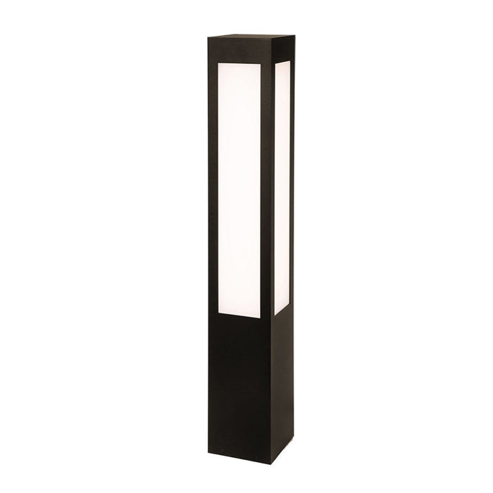 Westgate Manufacturing 40 Inch Square Bollard Long Lens Wattage/CCT Selectable 10W/18W/25W 3500K/4000K/5000K 100-277V Bronze (BOL-602-40-S-MCTP-BR)