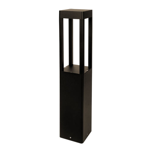 Westgate Manufacturing 26 Inch Square Bollard Open Design Wattage/CCT Selectable 10W/18W/25W 3500K/4000K/5000K 100-277V Bronze (BOL-608-26-S-MCTP-BR)