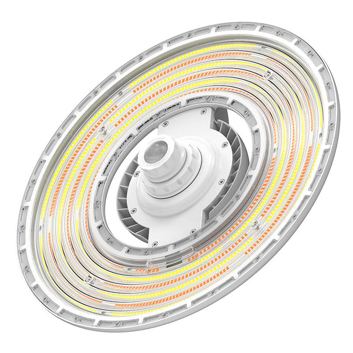 Westgate Manufacturing IP69 UFO High Bay Wattage/CCT Selectable 150W/200W/240W 3000K/4000K/5000K 0-10V Dimming 10Kv Sensor Ready (UHXF-150-240W-MCTP-SR)