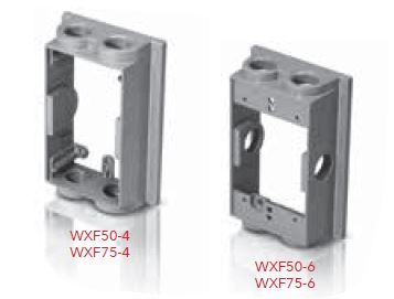Westgate Manufacturing Electrical Box 1/2 Inch Trade Size 6 Outlet Holes 13.5 Cubic Inch (WXF50-6)