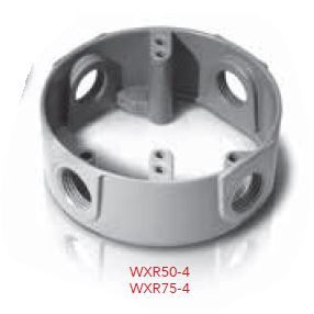 Westgate Manufacturing 4 Inch Round Weatherproof Extension Box 4-1/2 Inch (WXR50-4)