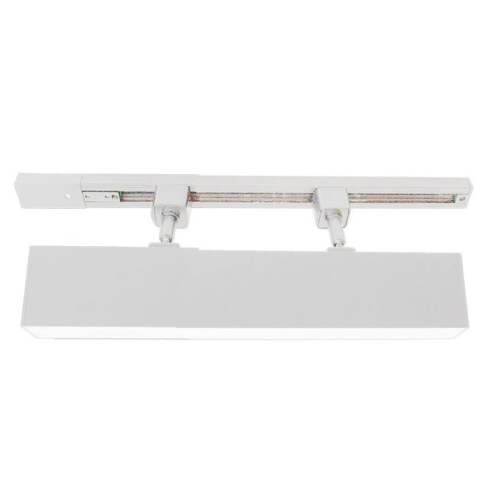 Westgate Manufacturing 1 Foot 10W Seamless Linkable LED Track Lights CCT Selectable 3000K/3500K/4000K/5000K 1100Lm 120-277V White (SCX2-1FT-10W-MCT4-D-TR)