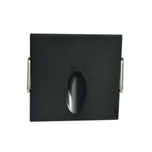 Westgate Manufacturing Mini 1-7/8 Inch Square Step Light 12V 2W AC/DC Black (SLM-S1-12V-30K-BK)