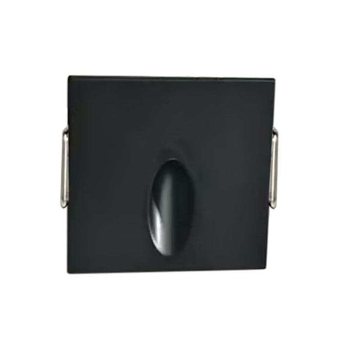 Westgate Manufacturing Mini 1-7/8 Inch Square Step Light 12V 2W AC/DC Black (SLM-S1-12V-30K-BK)