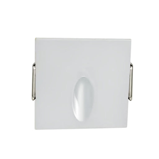 Westgate Manufacturing Mini 1-7/8 Inch Square Step Light 12V 2W AC/DC White (SLM-S1-12V-30K-WH)