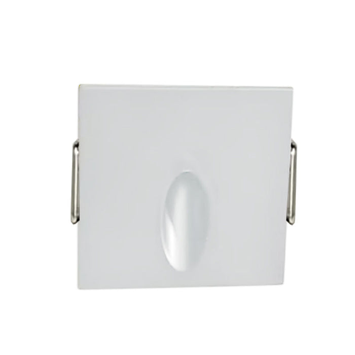 Westgate Manufacturing Mini 1-7/8 Inch Square Step Light 12V 2W AC/DC White (SLM-S1-12V-30K-WH)