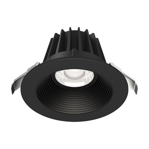 Westgate Manufacturing Snap-In 4 Inch Recessed Light 15W CCT Selectable 2700K/3000K/3500K/4000K/5000K 1200Lm 90 CRI Dimming Smooth/Baffle Black (RDL4S-SB-MCT5-BK)