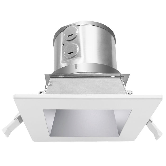 Westgate Manufacturing 4 Inch LED Square Recessed Light Wattage/CCT Selectable 40W/50W/60W 3000K/3500K/4000K 120-277V Hazel (CRLC4-60W-MCTP-S-D)