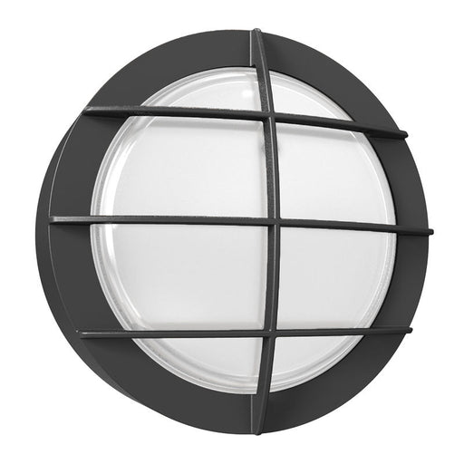 Westgate Manufacturing LED Round Flat Bulkhead Wattage/CCT Selectable 9W/12W/15W 3000K/4000K/5000K Photocell Black (BKRF-15W-MCTP-BK-P)