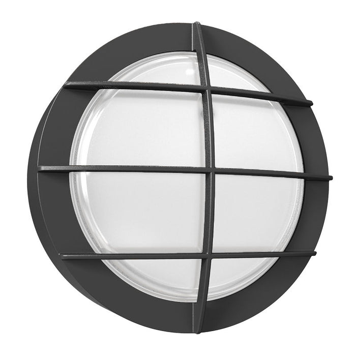 Westgate Manufacturing LED Round Flat Bulkhead Wattage/CCT Selectable 9W/12W/15W 3000K/4000K/5000K Photocell Black (BKRF-15W-MCTP-BK-P)