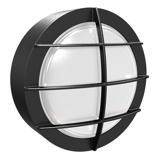 Westgate Manufacturing LED Round Flat Bulkhead Wattage/CCT Selectable 9W/12W/15W 3000K/4000K/5000K Photocell Black (BKRF-15W-MCTP-BK-P)