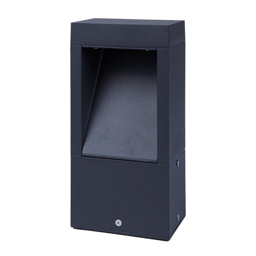 Westgate Manufacturing 9 Inch Rectangular Path Bollard 10W CCT Selectable 3000K/4000K/5000K Black (BOL-502-9-MCT-BK)