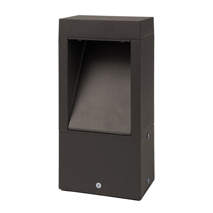 Westgate Manufacturing 9 Inch Rectangular Path Bollard 10W CCT Selectable 3000K/4000K/5000K Bronze (BOL-502-9-MCT-BR)