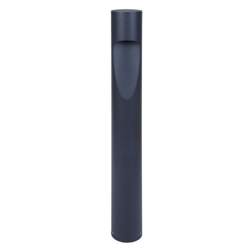 Westgate Manufacturing 40 Inch Round Path Bollard 4.75 Inch Diameter 15W CCT Selectable 3000K/4000K/5000K Black (BOL-505-40-MCT-BK)
