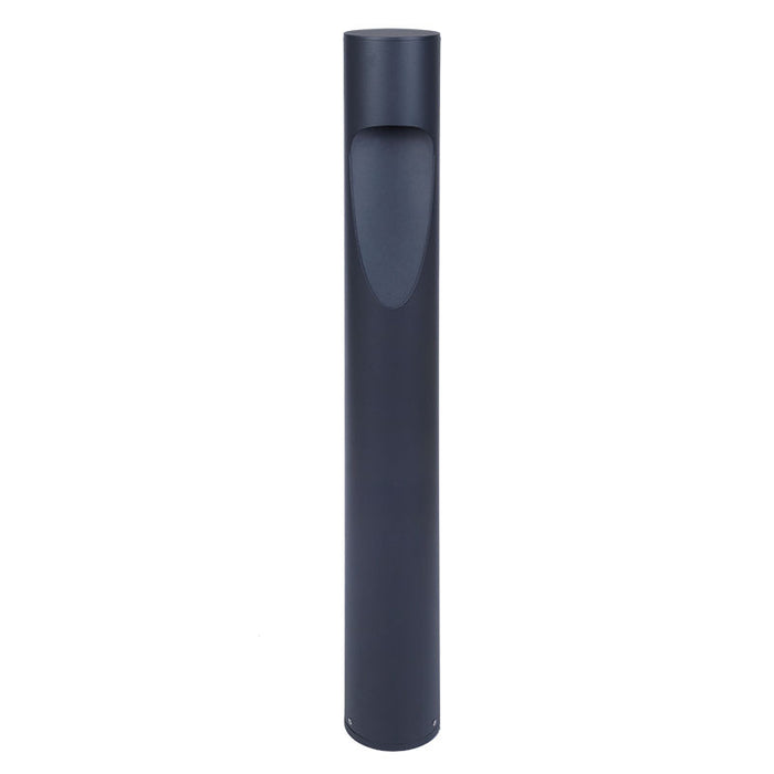 Westgate Manufacturing 40 Inch Round Path Bollard 4.75 Inch Diameter 15W CCT Selectable 3000K/4000K/5000K Black (BOL-505-40-MCT-BK)