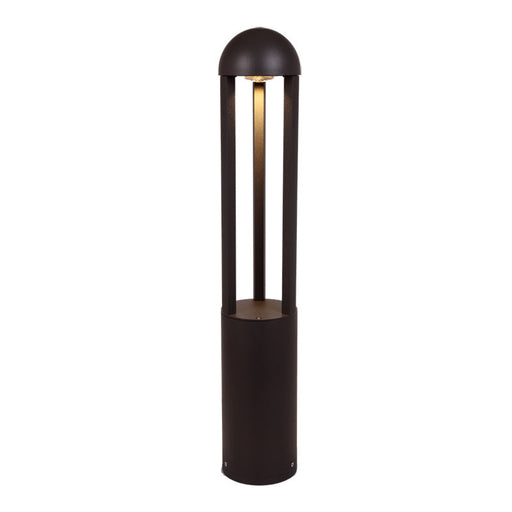 Westgate Manufacturing 32 Inch Square Bollard Open Design Wattage/CCT Selectable 10W/18W/25W 3000K/4000K/5000K Bronze (BOL-608RD-41-MCTP-BR)