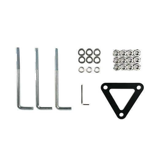 Westgate Manufacturing G4 Bollard Round Anchor Bolts And Mounting Plate (BOL-G4-ABK-R)