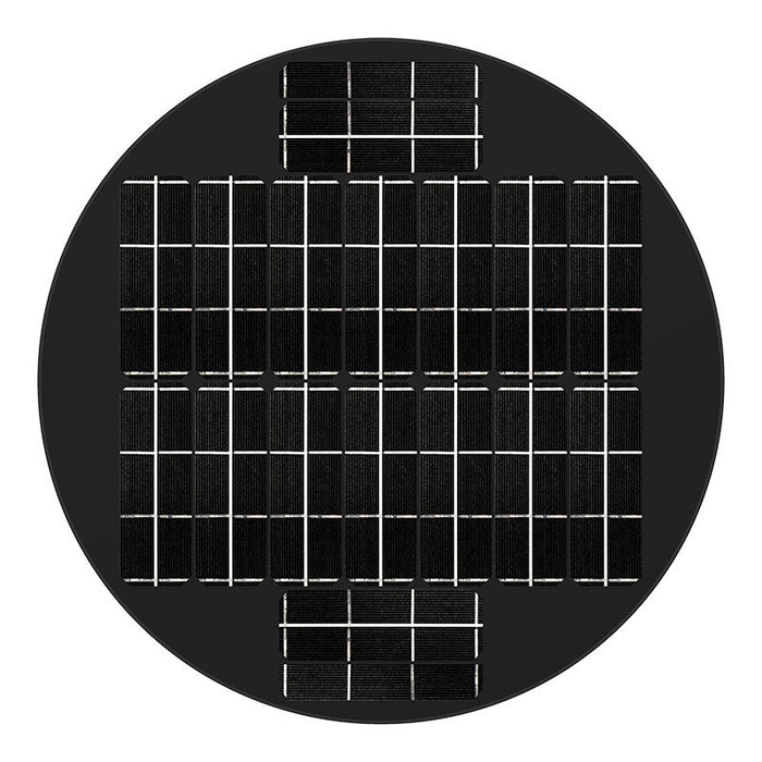Westgate Manufacturing Post-Top Disk Solar Flood Slip Fitter 10W 1700Lm CCT Selectable 3000K/4000K/5000K Type V (GPX-10W-SOLAR-SF)
