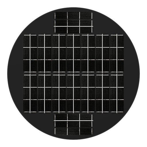 Westgate Manufacturing Post-Top Disk Solar Flood Single Arm 10W 1700Lm CCT Selectable 3000K/4000K/5000K Type V (GPX-10W-SOLAR-A1)