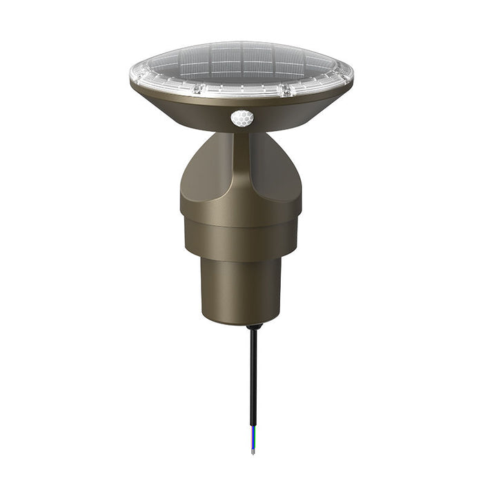Westgate Manufacturing Solar G5 Series Bollard Head 4W 600Lm CCT Selectable 3000K/4000K/5000K Type V Bronze (BOL-G5-SOLAR-MCT-BR)