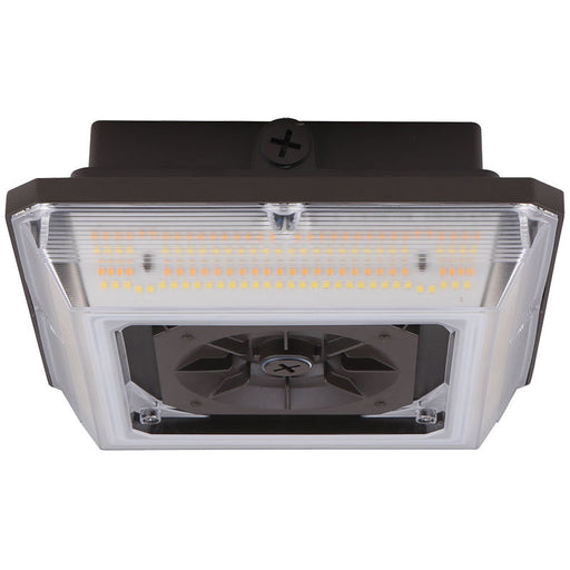Westgate Manufacturing Canopy Garage Light Angled Beam Wattage/CCT Selectable 40W/60W/75W 3000K/4000K/5000K 0-10V Dimming (CAX-40-75W-MCTP-SR)