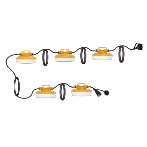 Westgate Manufacturing 50 Foot Construction String Light 5 X 10W 2-Wire 5000K (CL-CONST-50FT-50W-2WIRE)