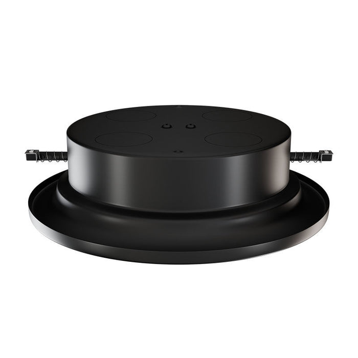Westgate Manufacturing 5 Inch Old-Work Recessed Ceiling Canopy With Junction Box For CMC Cylinders Black (CMC-OWCC-BK)