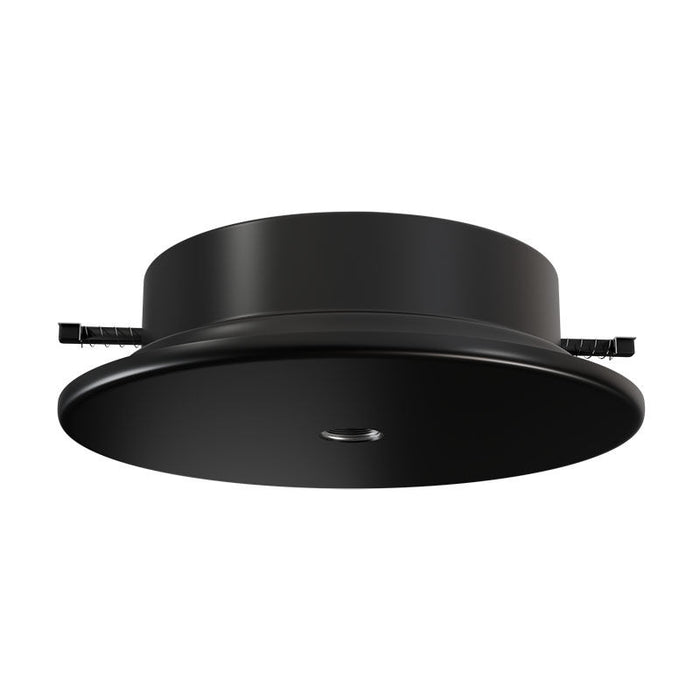 Westgate Manufacturing 5 Inch Old-Work Recessed Ceiling Canopy With Junction Box For CMC Cylinders Black (CMC-OWCC-BK)