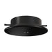 Westgate Manufacturing 5 Inch Old-Work Recessed Ceiling Canopy With Junction Box For CMC Cylinders Black (CMC-OWCC-BK)