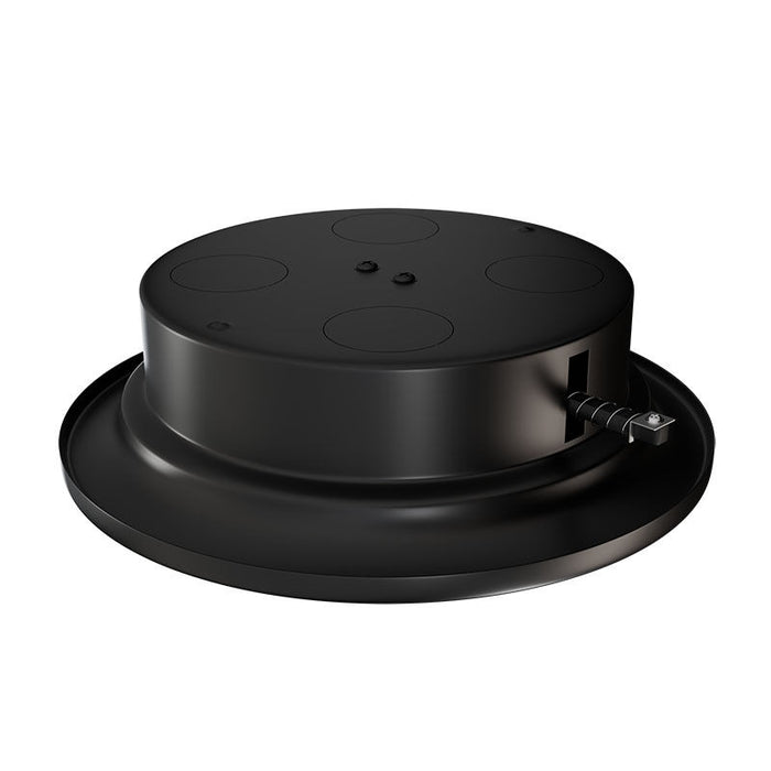 Westgate Manufacturing 5 Inch Old-Work Recessed Ceiling Canopy With Junction Box For CMC Cylinders Black (CMC-OWCC-BK)