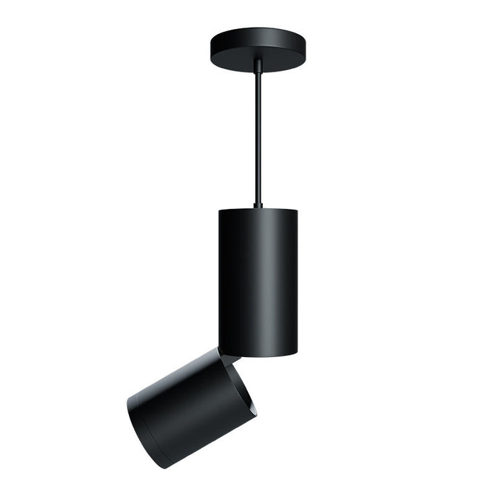 Westgate Manufacturing 4 Inch Square Adjustable-Head Cylinder 9.5 Inch Wattage/CCT Selectable 20W/16W/12W 3000K/4000K/5000K 120-277 Dual Dimming Black (CMCS4-ADJ-MCTP-DD-BK)